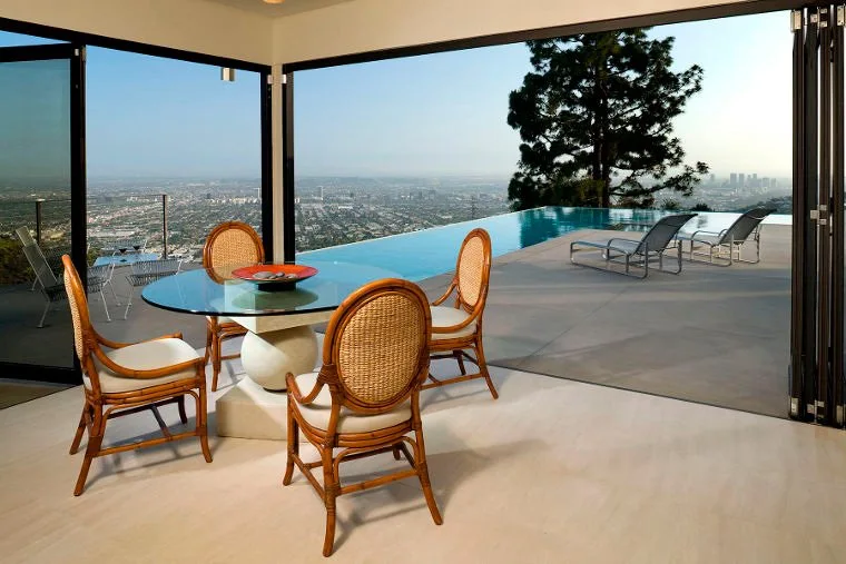 Aluminum folding door system