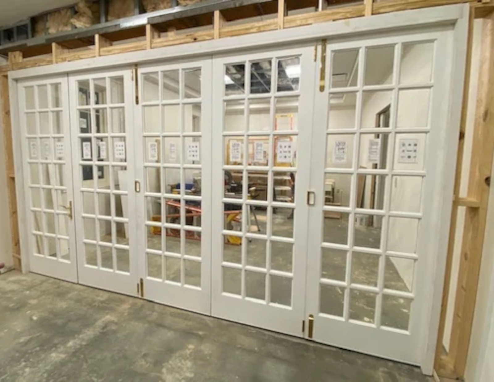 Wood Folding French Door at Augusta National Golf Masters Conference Room
