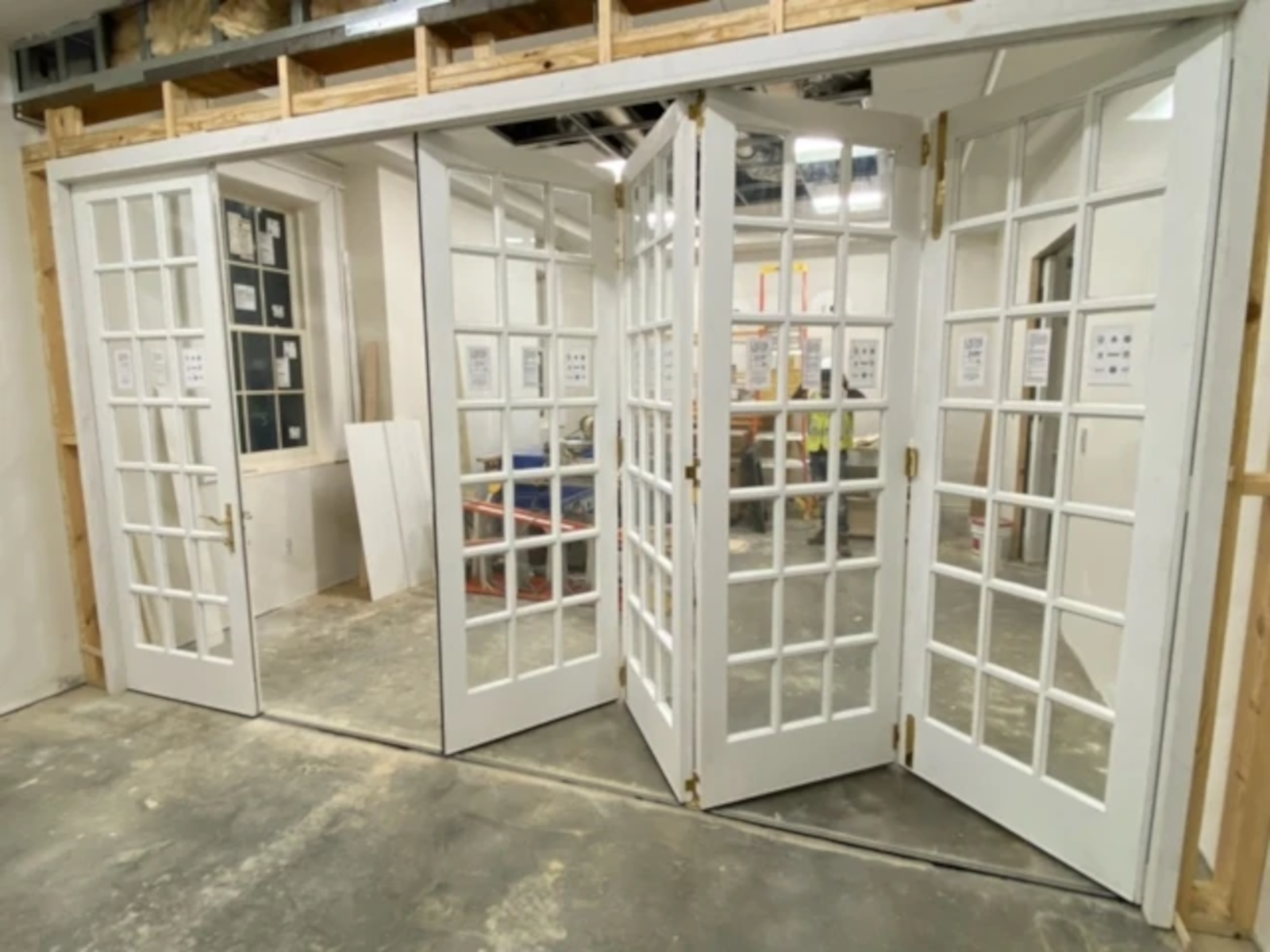Wood Folding French Door at Augusta National Golf